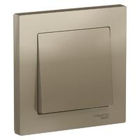 Выключатель 1-кл. СП AtlasDesign 10А IP20 (сх. 1) 10AX в сборе шампань SE ATN000512 - УПС инжиниринг