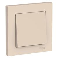 Выключатель 1-кл. СП AtlasDesign 10А IP20 (сх. 1) 10AX в сборе беж. SE ATN000212 - УПС инжиниринг