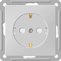 Розетка 1-м СП W59 16А IP20 с заземл. защ. шторки механизм бел. SE RS16-152-1-86 - УПС инжиниринг