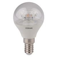 Лампа светодиодная LED STAR CLASSIC P 40 5.4W/830 5.4Вт шар прозрачная 3000К тепл. бел. E14 470лм 220-240В пластик. OSRAM 4052899971622 - УПС инжиниринг