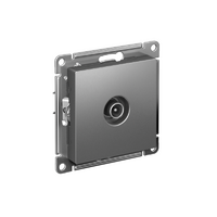 Розетка телевизионная оконечная TV AtlasDesign 1дБ механизм сталь SE ATN000991 - УПС инжиниринг