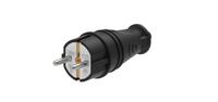 Вилка прямая MultiSet 16А 250В IP44 с заземл. каучук черн. SE MST4001BK - УПС инжиниринг