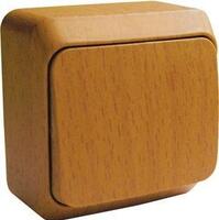 Выключатель 1-кл. ОП Этюд Дача 10А IP20 бук SE BA10-001T - УПС инжиниринг