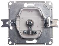 Розетка телевизионная проходная TV 1-м СП Glossa 4дБ механизм бел. SE GSL000192 - УПС инжиниринг