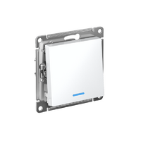 Выключатель 1-кл. СП AtlasDesign 10А IP20 (сх. 1а) 10AX с подсветкой механизм бел. SE ATN000113 - УПС инжиниринг