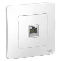 Розетка компьютерная 1-м СП Blanca RJ45 кат.5E бел. SE BLNIS045001 - УПС инжиниринг