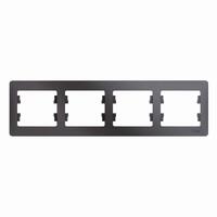 Рамка 4-м Glossa горизонт. графит SE GSL001304 - УПС инжиниринг