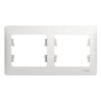 Рамка 2-м Glossa горизонт. бел. SE GSL000102 - УПС инжиниринг