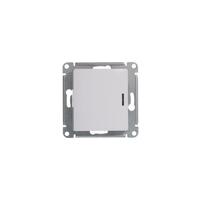 Переключатель проходной 1-кл. СП Glossa 10А IP20 (сх. 6а) 10AX с подсветкой механизм бел. SE GSL000163 - УПС инжиниринг