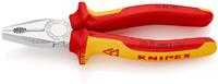 Плоскогубцы комбинированные VDE L-180мм диэлектрические хром. Knipex KN-0306180 - УПС инжиниринг