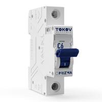 Выключатель автоматический модульный 1п C 6А 6кА PRIZMA TOKOV Electric TKE-PZ60-MCBI-1-6-C - УПС инжиниринг