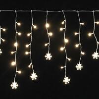 Гирлянда "Бахрома" DICLD-100WW-C 100 теплых бел. светодиодов 1.7х0.5м с насадками SHLights 4690601047205 - УПС инжиниринг