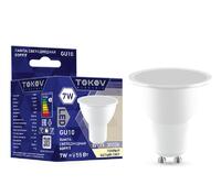 Лампа светодиодная 7Вт Soffit 3000К GU10 176-264В TOKOV ELECTRIC TKE-MR16-GU10-7-3K - УПС инжиниринг