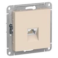 Розетка компьютерная 1-м AtlasDesign RJ45 кат.5E механизм беж. SE ATN000283 - УПС инжиниринг