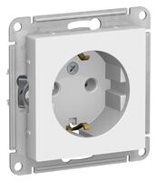 Розетка AtlasDesign 16А с заземл. механизм лотос SE ATN001343 - УПС инжиниринг