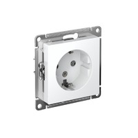 Розетка AtlasDesign 16А с заземл. механизм лотос SE ATN001343 - УПС инжиниринг