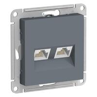 Розетка компьютерная 2-м AtlasDesign RJ45 кат.5E механизм грифель SE ATN000785 - УПС инжиниринг