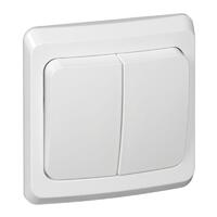 Выключатель 2-кл. СП Этюд 10А IP20 бел. SE BC10-002B - УПС инжиниринг