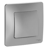 Выключатель 1-кл. СП Blanca 10А IP20 (сх. 1) 250В алюм. SE BLNVS010103 - УПС инжиниринг