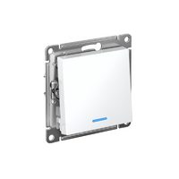 Выключатель 1-кл. AtlasDesign (сх. 1а) 10AX с подсветкой механизм лотос SE ATN001313 - УПС инжиниринг