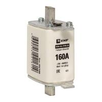 Вставка плавкая ППН-33 160/160А габарит 00 PROxima EKF fus-33/160 - УПС инжиниринг