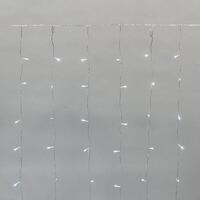 Гирлянда светодиодная "Светодиодный Дождь" 2х1.5м 150LED бел. 5.1Вт 230В IP44 эффект мерцания прозр. провод Neon-Night 235-515 - УПС инжиниринг