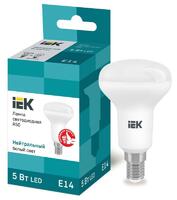 Лампа светодиодная Eco 5Вт R50 4000К нейтр. бел. E14 450лм 230-240В IEK LLE-R50-5-230-40-E14 - УПС инжиниринг