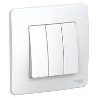 Выключатель 3-кл. СП Blanca 10А IP20 (сх. 1+1+1) 250В бел. SE BLNVS100501 - УПС инжиниринг