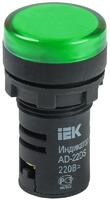 Лампа светосигнальная AD22DS d22мм 24В AC/DC зел. KARAT IEK BLS10-ADDS-024-K06 - УПС инжиниринг