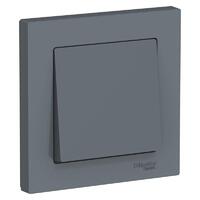 Выключатель 1-кл. СП AtlasDesign 10А IP20 (сх. 1) 10AX в сборе грифель SE ATN000712 - УПС инжиниринг