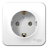 Розетка 1-м ОП Blanca 16А IP20 250В с заземл. без защ. шторок бел. SE BLNRA010101 - УПС инжиниринг