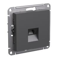 Розетка компьютерная AtlasDesign RJ45 кат.5E механизм базальт SE ATN001483 - УПС инжиниринг