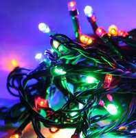 Гирлянда светодиодная 50LED провод 6.5м 8 режимов мигания Космос KOC_GIR50LED_RGB - УПС инжиниринг