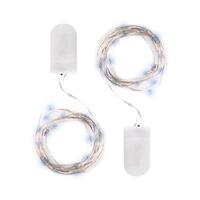 Гирлянда DC-G05-20WS2 20LED 2xCR2032 (в компл.) бел. (уп.2шт) ФАZА 5048010 - УПС инжиниринг