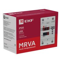 Реле напряжения и тока с дисплеем MRVA 40А PROxima EKF MRVA-40A - УПС инжиниринг