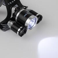 Фонарь аккумуляторный налобный GA-809 8Вт 3SMD CREE High Power Headlamp алюм. Эра Б0056111 - УПС инжиниринг