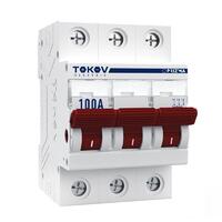 Выключатель нагрузки модульный 3п 100А PRIZMA TOKOV Electric TKE-PZ60-MDSI-3-100 - УПС инжиниринг
