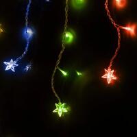 Гирлянда "Бахрома" DICLD-100M-C 100 мультиколорт светодиодов 1.7х0.5м с насадками SHLights 4690601047199 - УПС инжиниринг