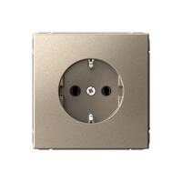 Розетка ArtGallery 16А с заземл. быстрозажим. клем. механизм шампань SE GAL000543S - УПС инжиниринг