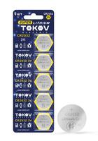 Элемент питания литиевый CR2032 таблетка (блистер 5шт) TOKOV ELECTRIC TKE-LI-CR2032/B5 - УПС инжиниринг