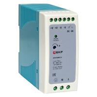 Блок питания на DIN-рейку 60Вт 220В AC/24В DC постоянного тока EKF DR-M-60W-24 - УПС инжиниринг
