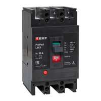 Выключатель автоматический 3п 50А 15кА LS63 ProPact EKF mccb-63-15-3-50-ls - УПС инжиниринг