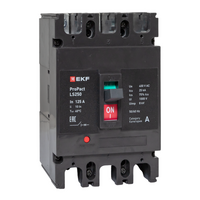 Выключатель автоматический 3п 125А 25кА LS250 ProPact EKF mccb-250-25-3-125-ls - УПС инжиниринг