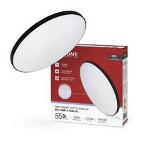 Светильник светодиодный NEO SIMPLE-5565-BL 55Вт 6500К 4400лм 230В 375х59мм черн. IN HOME 4690612060835 - УПС инжиниринг