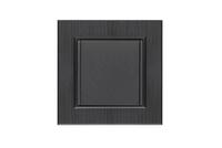 Розетка 1-м с крышкой Karea LINE STAR с заземл. дым. металлик Makel 86050029 - УПС инжиниринг