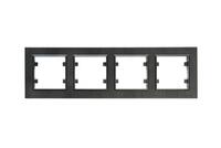Рамка 4-м Karea LINE STAR чер. Makel 86054704 - УПС инжиниринг