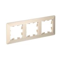 Рамка 3-м AtlasDesign Air беж./дым. бел. SE ATN220203 - УПС инжиниринг