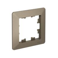 Рамка 1-м AtlasDesign Air шампань/дым. черн. SE ATN220501 - УПС инжиниринг