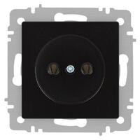Розетка 1-м СП Accent 6-201-05 16А IP20 250В 2P антрацит Intro Б0063665 - УПС инжиниринг
