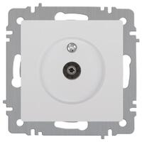 Розетка телевизионная одиночная TV СП Accent 6-301-01 IP20 бел. Intro Б0063601 - УПС инжиниринг